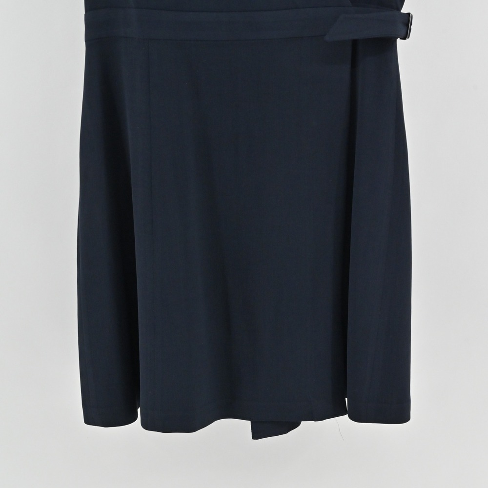 Theory Navy Sleeveless Wrap Dress - Picture 11 of 14